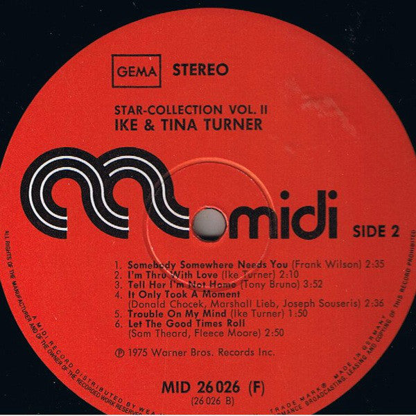 Ike & Tina Turner : Star-Collection Vol. 2 (LP, Comp)