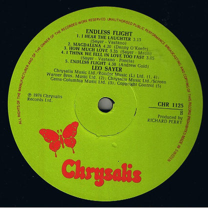 Leo Sayer : Endless Flight (LP, Album)