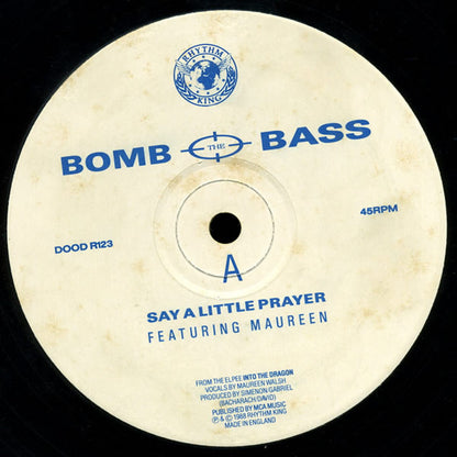 Bomb The Bass : Say A Little Prayer (12", Ltd)