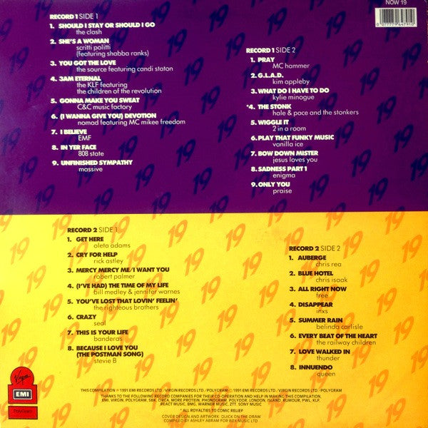 Various : Now That's What I Call Music! 19 (2xLP, Comp)