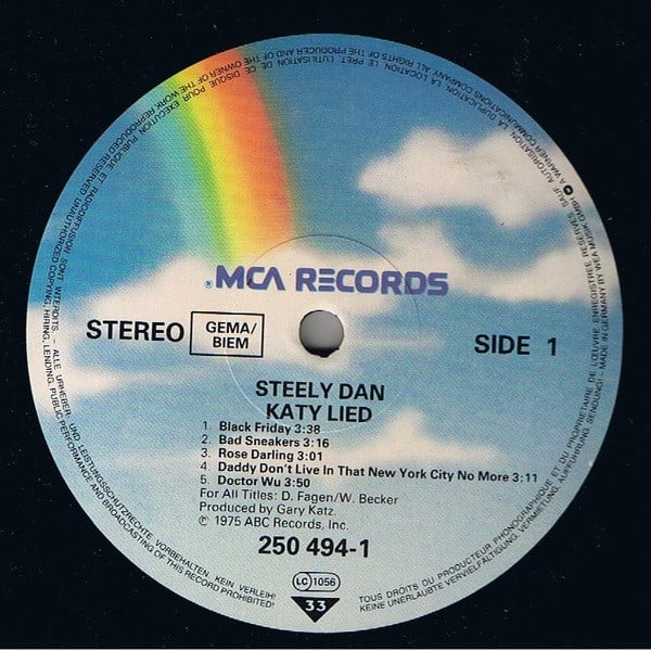 Steely Dan : Katy Lied (LP, Album, RE)
