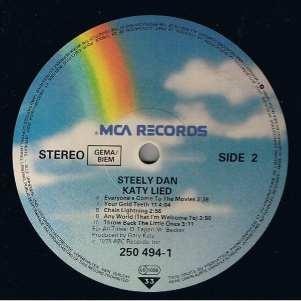Steely Dan : Katy Lied (LP, Album, RE)