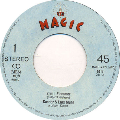 Kasper Winding med Lars Muhl : Sjæl I Flammer (7", Single)
