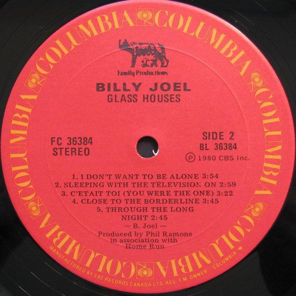 Billy Joel : Glass Houses (LP, Album)