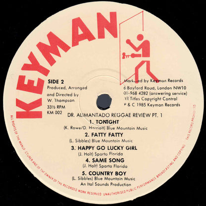 Dr. Alimantado : Reggae Review Pt.1 (LP, Album)