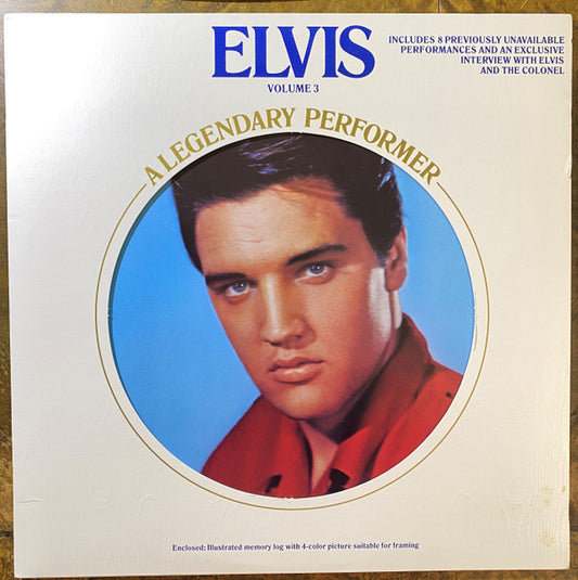 Elvis Presley : A Legendary Performer - Volume 3 (LP, Comp)