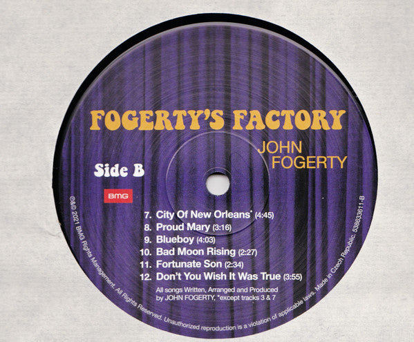 John Fogerty : Fogerty's Factory (LP, Album)