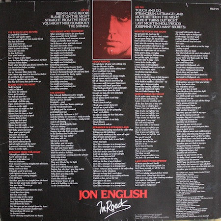 Jon English (3) : In Roads (LP, Album)