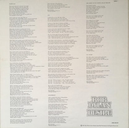Bob Dylan : Desire (LP, Album)