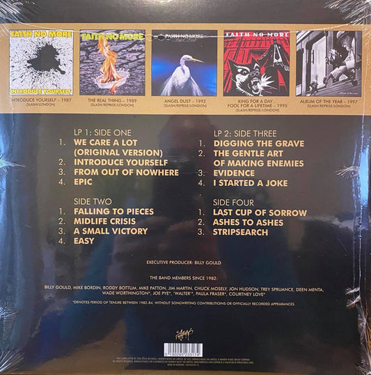 Faith No More : Who Cares A Lot? The Greatest Hits (2xLP, Album, Comp, Ltd, RE, Gol)