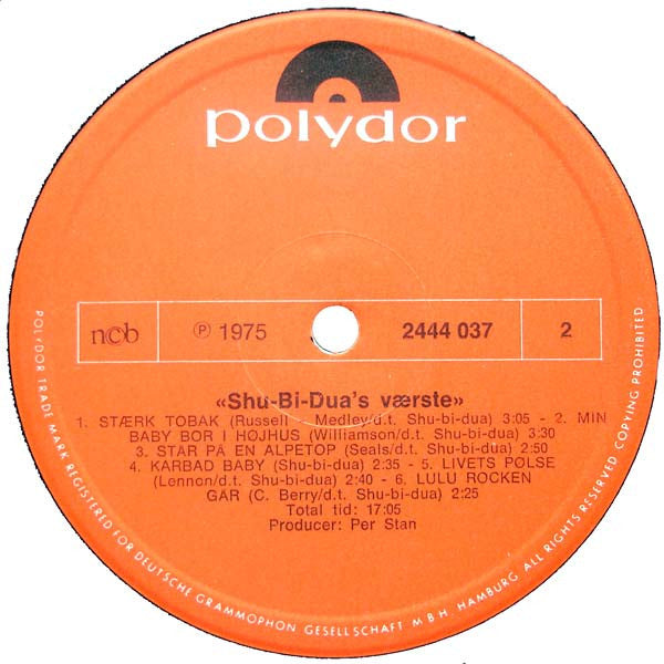 Shu-bi-dua : Shu-bi-dua's Værste (LP, Comp)