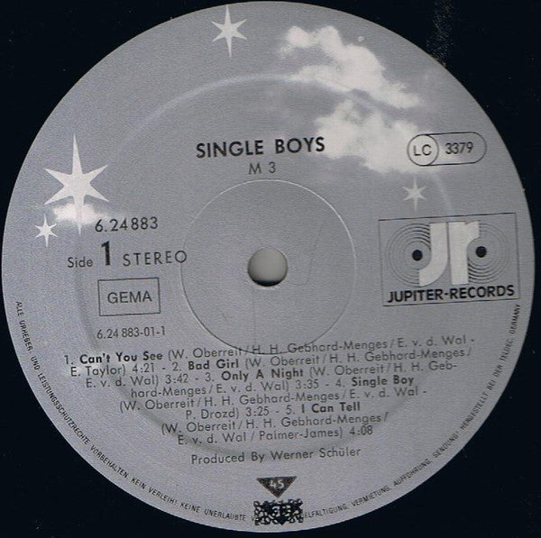M 3 : Single Boys (LP, Album)