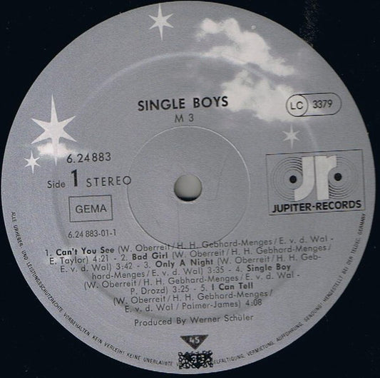 M 3 : Single Boys (LP, Album)