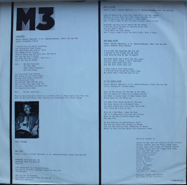 M 3 : Single Boys (LP, Album)