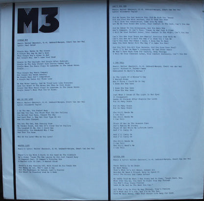 M 3 : Single Boys (LP, Album)