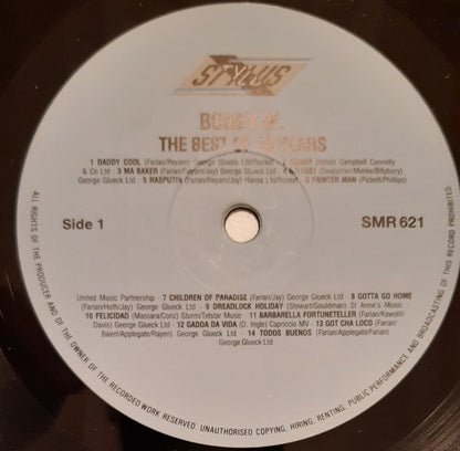 Boney M. : The Best Of 10 Years  (LP, Comp, Mixed)