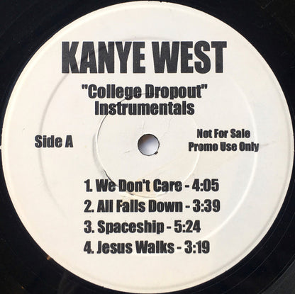 Kanye West : The College Dropout (Instrumentals) (2x12", Promo)