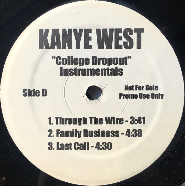 Kanye West : The College Dropout (Instrumentals) (2x12", Promo)