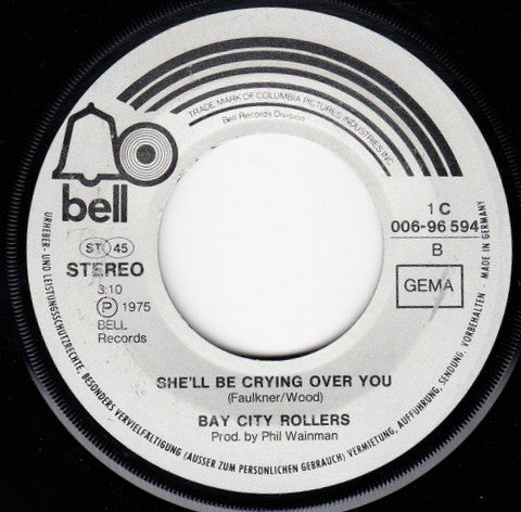 Bay City Rollers : Give A Little Love (7", Single)