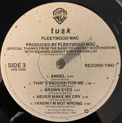 Fleetwood Mac : Tusk (2xLP, Album, Win)