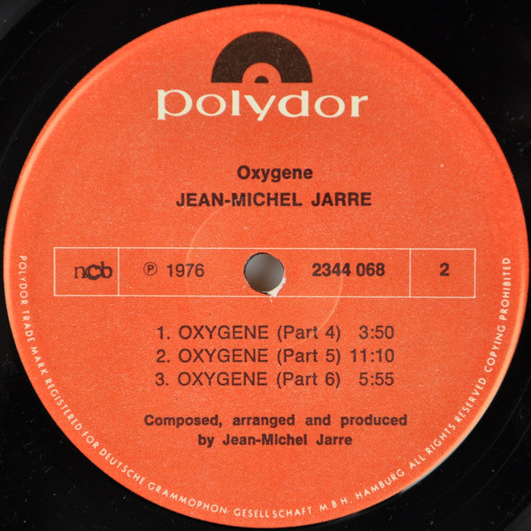 Jean Michel Jarre* : Oxygene (LP, Album)