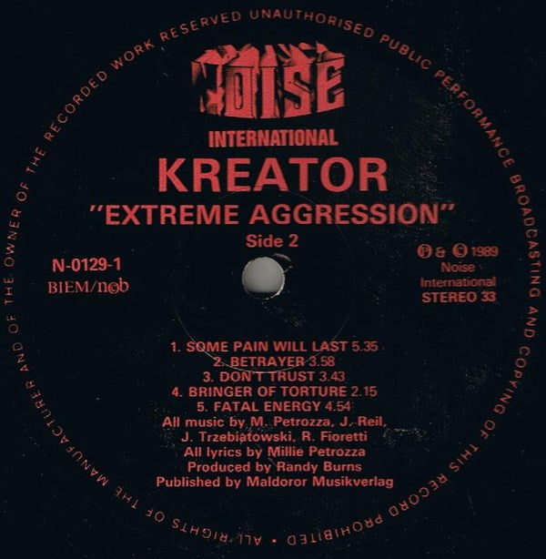 Kreator : Extreme Aggression (LP, Album)