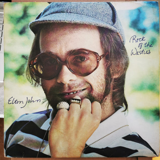 Elton John : Rock Of The Westies (LP, Album, "Bl)