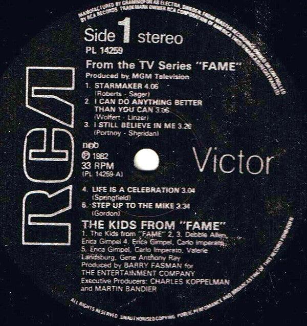 The Kids From Fame : The Kids From Fame (LP, Gat)