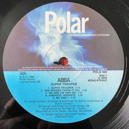 ABBA : Super Trouper (LP, Album, Mis)