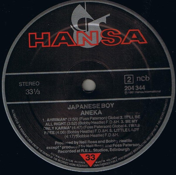 Aneka : Japanese Boy (LP, Album)