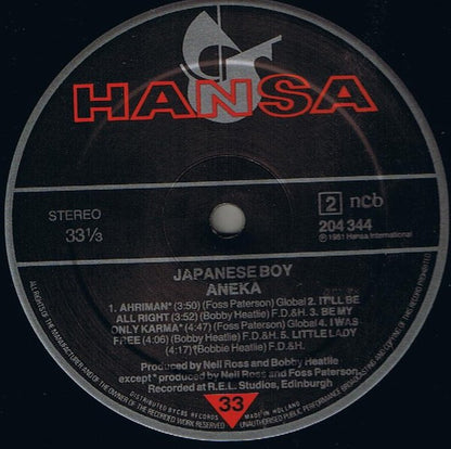 Aneka : Japanese Boy (LP, Album)