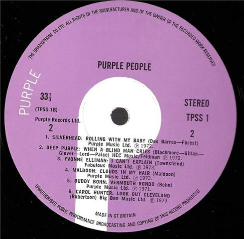 Various : Purple People (LP, Smplr)
