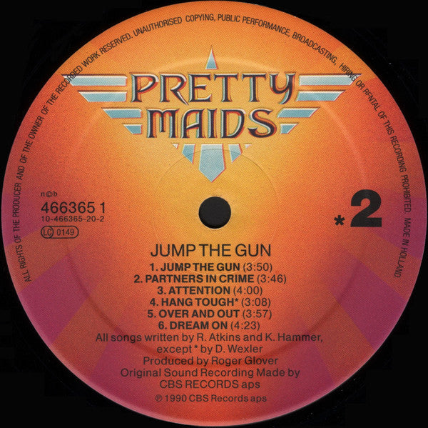 Pretty Maids : Jump The Gun (LP, Album)