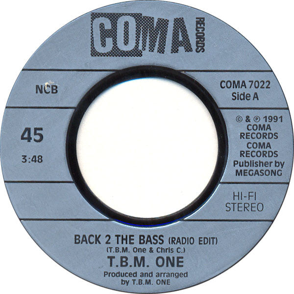 TBM 1 : Back To The Bass (7", Single)