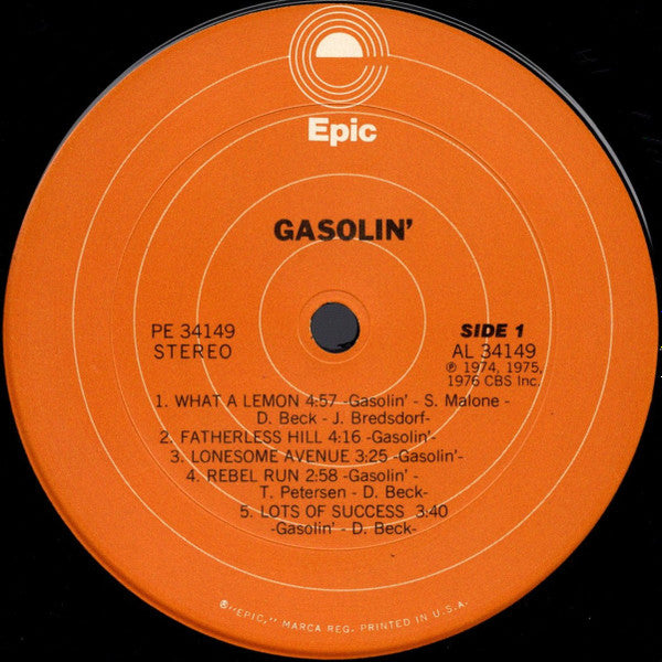 Gasolin' : Gasolin' (LP, Album)