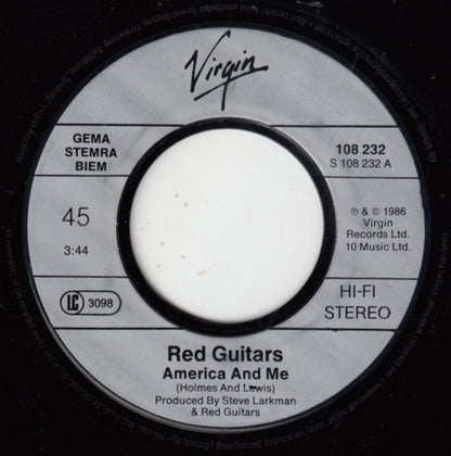 Red Guitars : America And Me (7", Single)