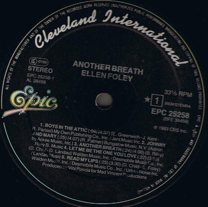 Ellen Foley : Another Breath (LP, Album)