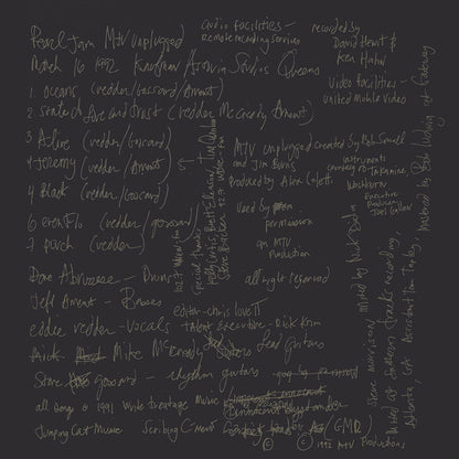 Pearl Jam : MTV Unplugged (LP, Album, Ltd, RE, RP)