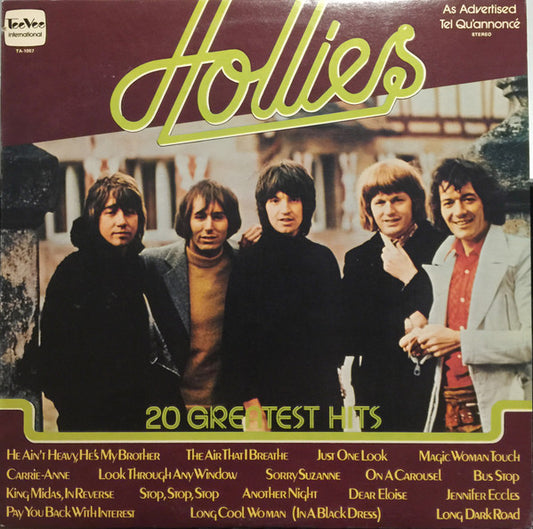 The Hollies : 20 Greatest Hits (LP, Comp)