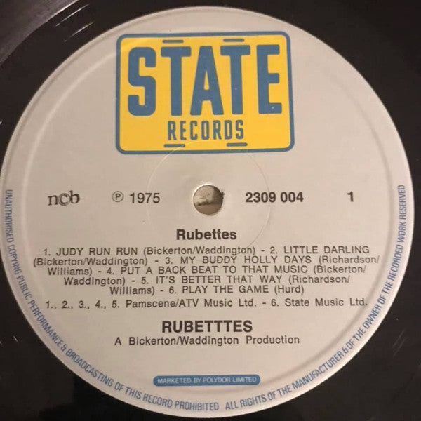 Rubettes* : Rubettes (LP, Album)