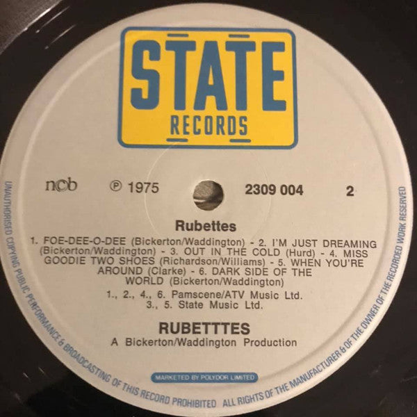 Rubettes* : Rubettes (LP, Album)