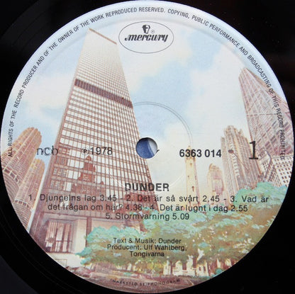 Dunder : Dunder (LP, Album)