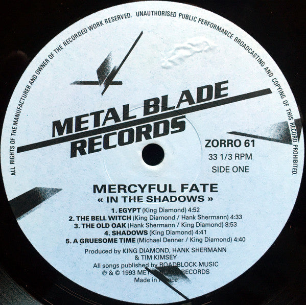 Mercyful Fate : In The Shadows (LP, Album, Ltd)