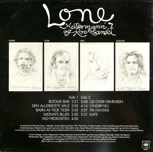 Lone Kellermann & Rockbandet : Tilfældigt Forbi (LP, Album)