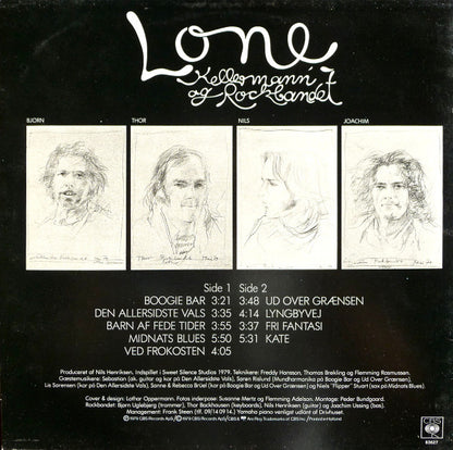 Lone Kellermann & Rockbandet : Tilfældigt Forbi (LP, Album)
