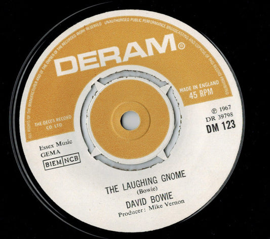 David Bowie : The Laughing Gnome (7", Single, RE, Pus)
