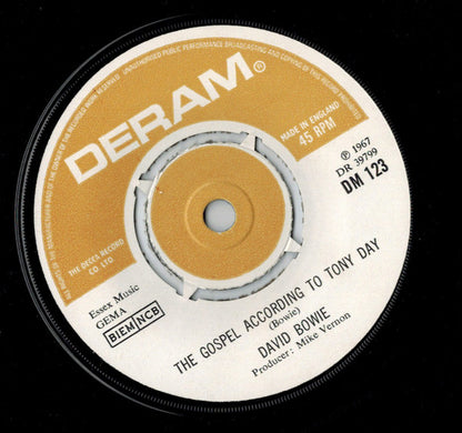David Bowie : The Laughing Gnome (7", Single, RE, Pus)