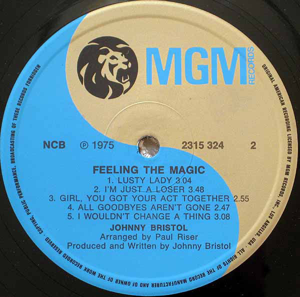 Johnny Bristol : Feeling The Magic (LP, Album)