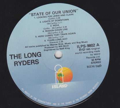 The Long Ryders : State Of Our Union (LP, Album)