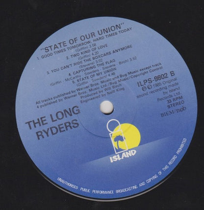 The Long Ryders : State Of Our Union (LP, Album)